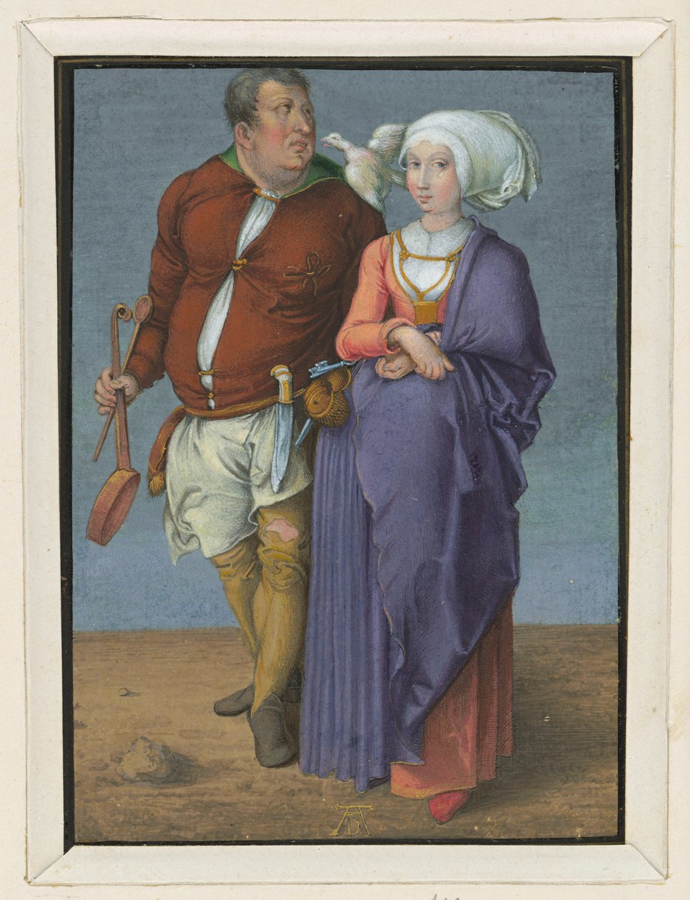De kok en zijn vrouw door Albrecht Dürer