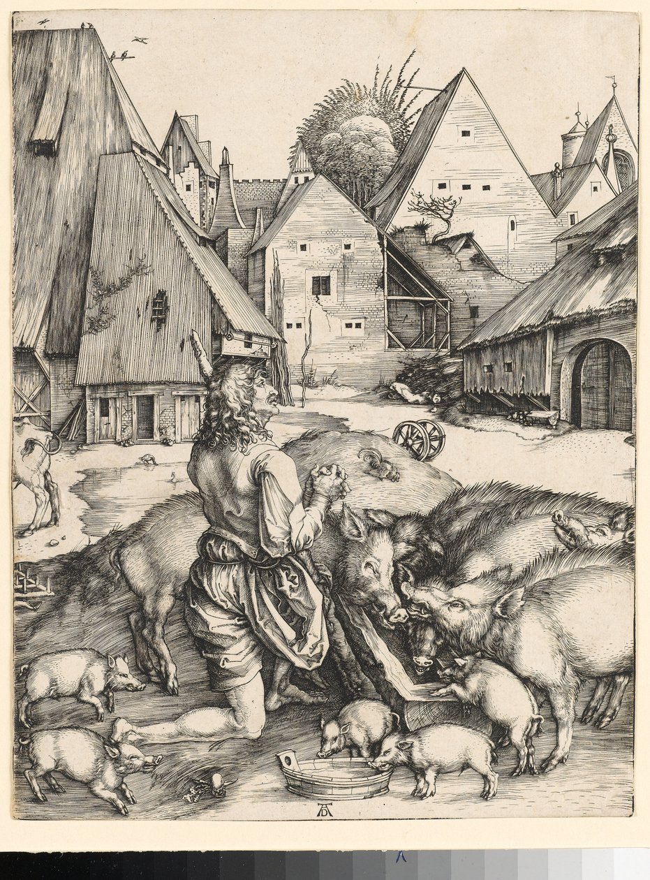 De verloren zoon door Albrecht Dürer