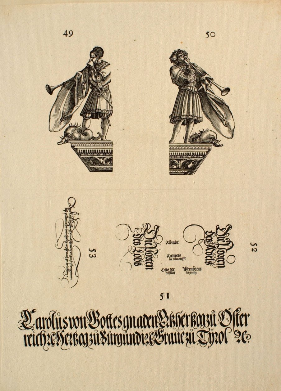 Detail 49-53 door Albrecht Dürer