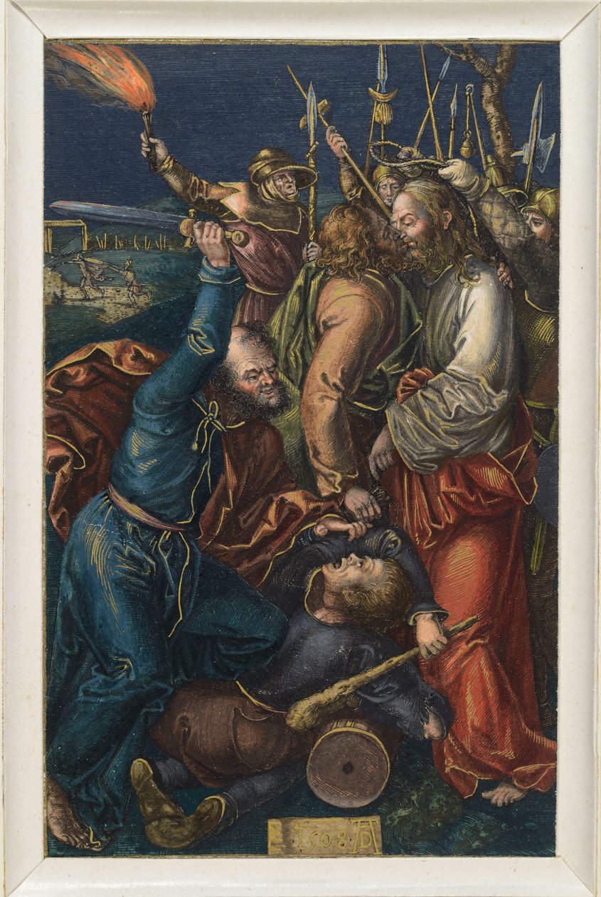 De gevangenneming van Christus door Albrecht Dürer