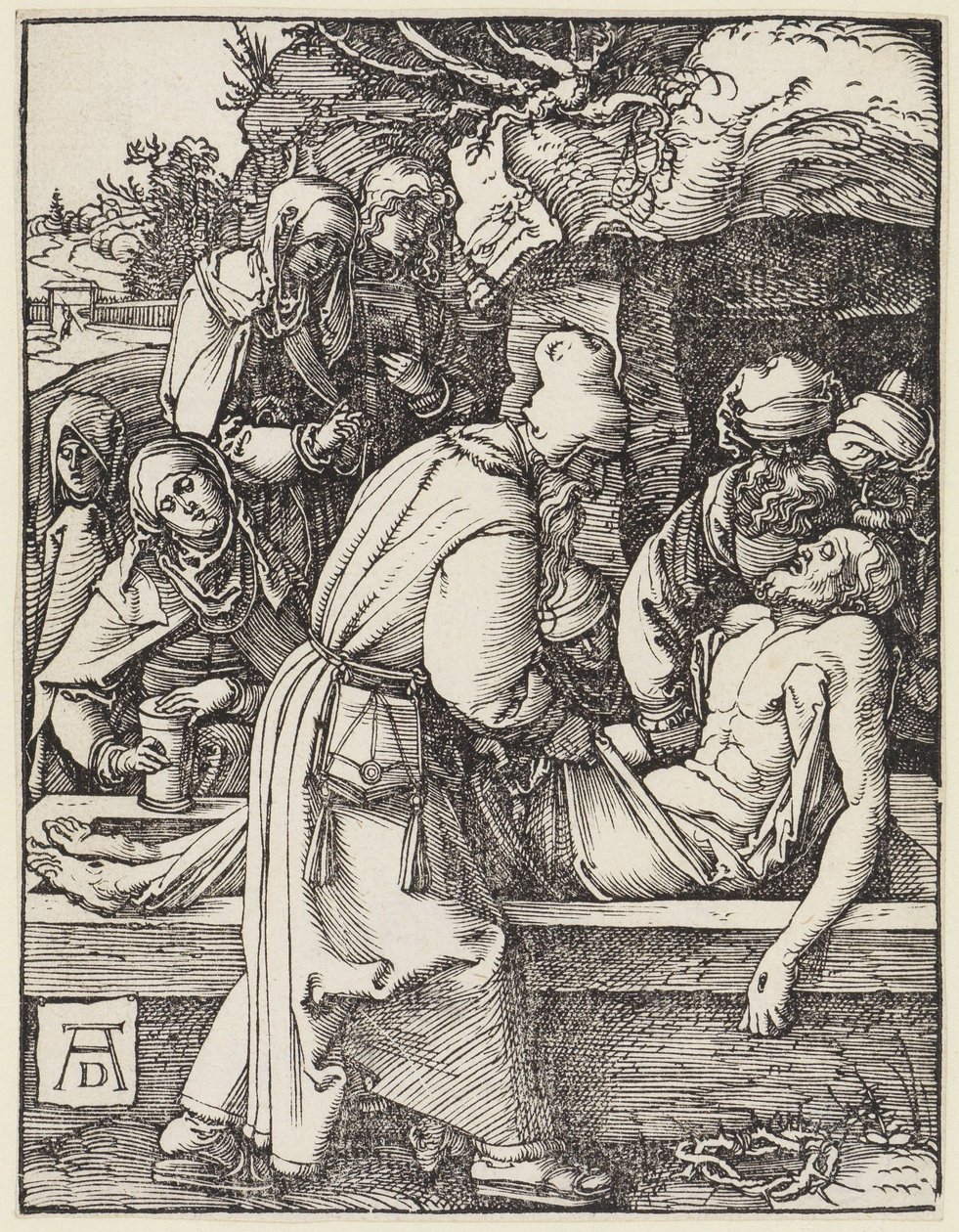De begrafenis door Albrecht Dürer