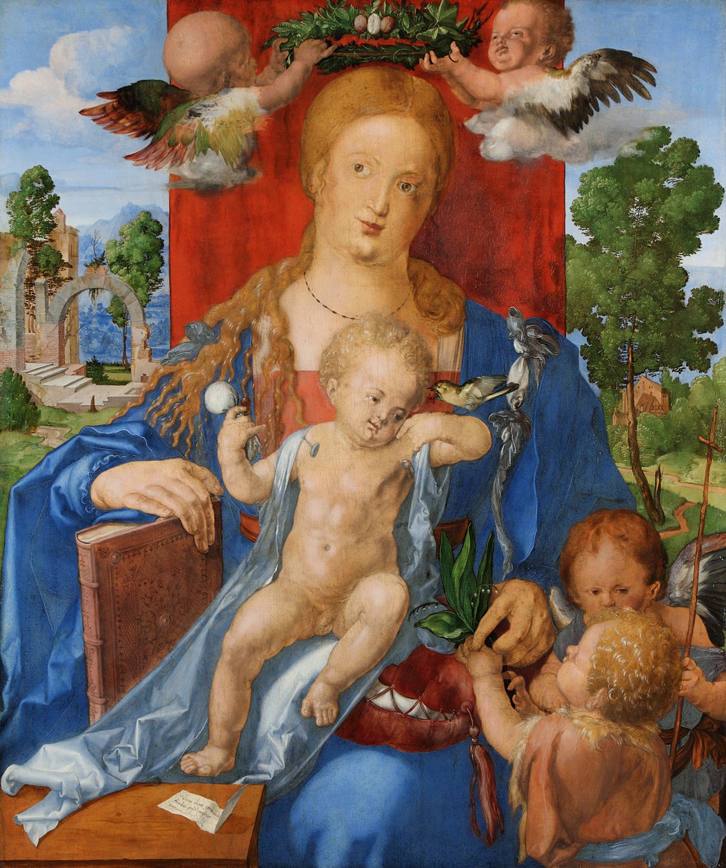 De Madonna met de sijs door Albrecht Dürer