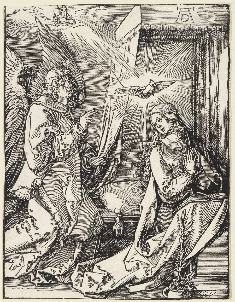 De annunciatie door Albrecht Dürer