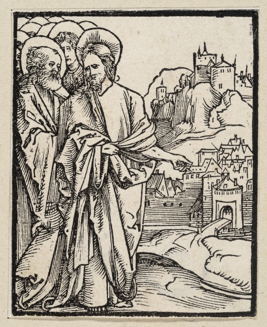 De profetie over de verwoesting van Jeruzalem (uit: Postilla, 43 houtsneden) door Albrecht Dürer