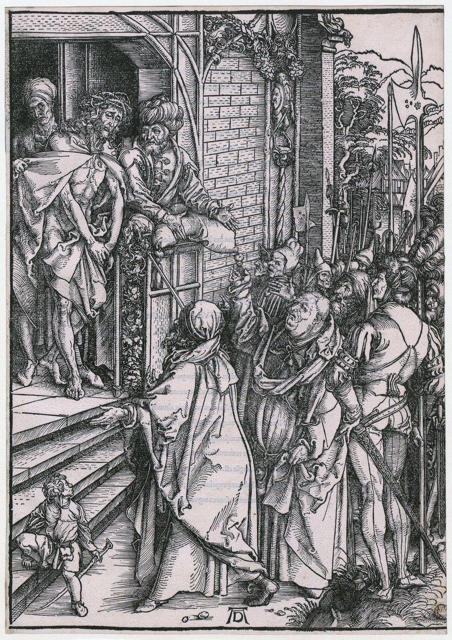 Ecce homo, blad 6 uit de reeks „De Grote Passie” door Albrecht Dürer