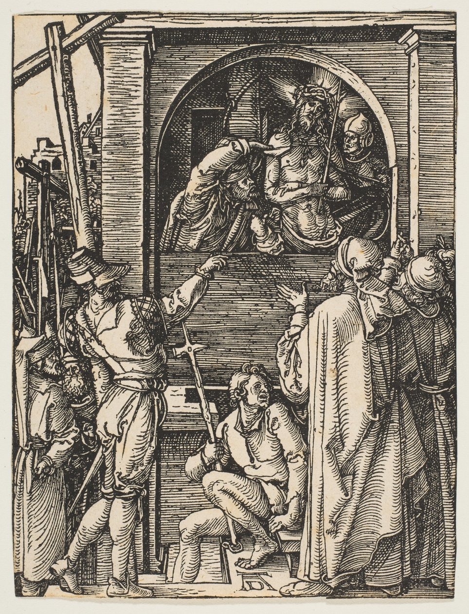 Ecce Homo, uit "De kleine passie" door Albrecht Dürer