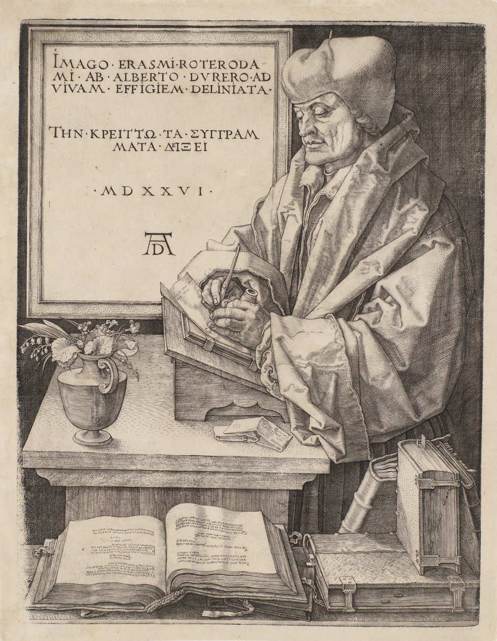Erasmus van Rotterdam door Albrecht Dürer