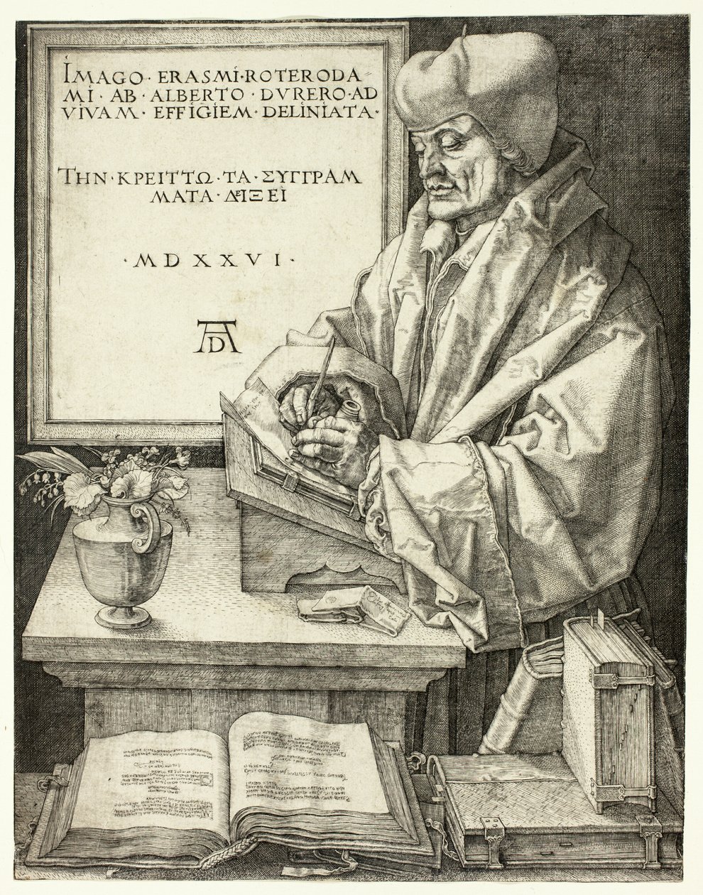 Erasmus van Rotterdam door Albrecht Dürer