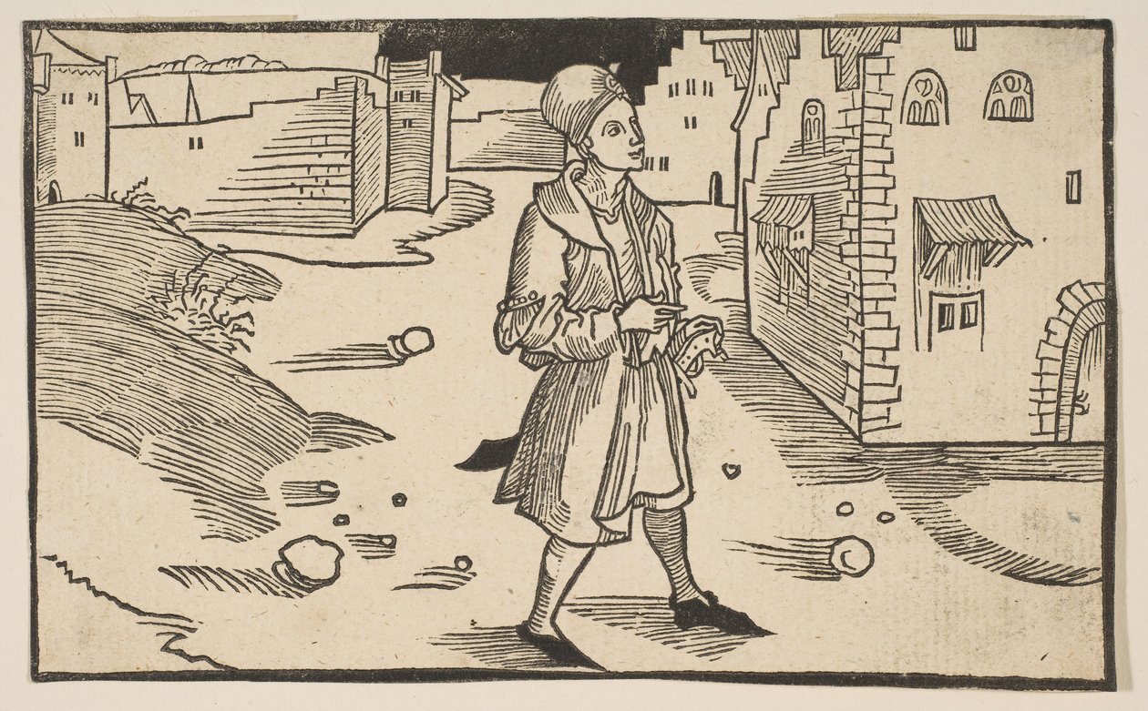 Eunuchus, uit De Komedie van Terence, 19e-eeuwse herdruk door Albrecht Dürer