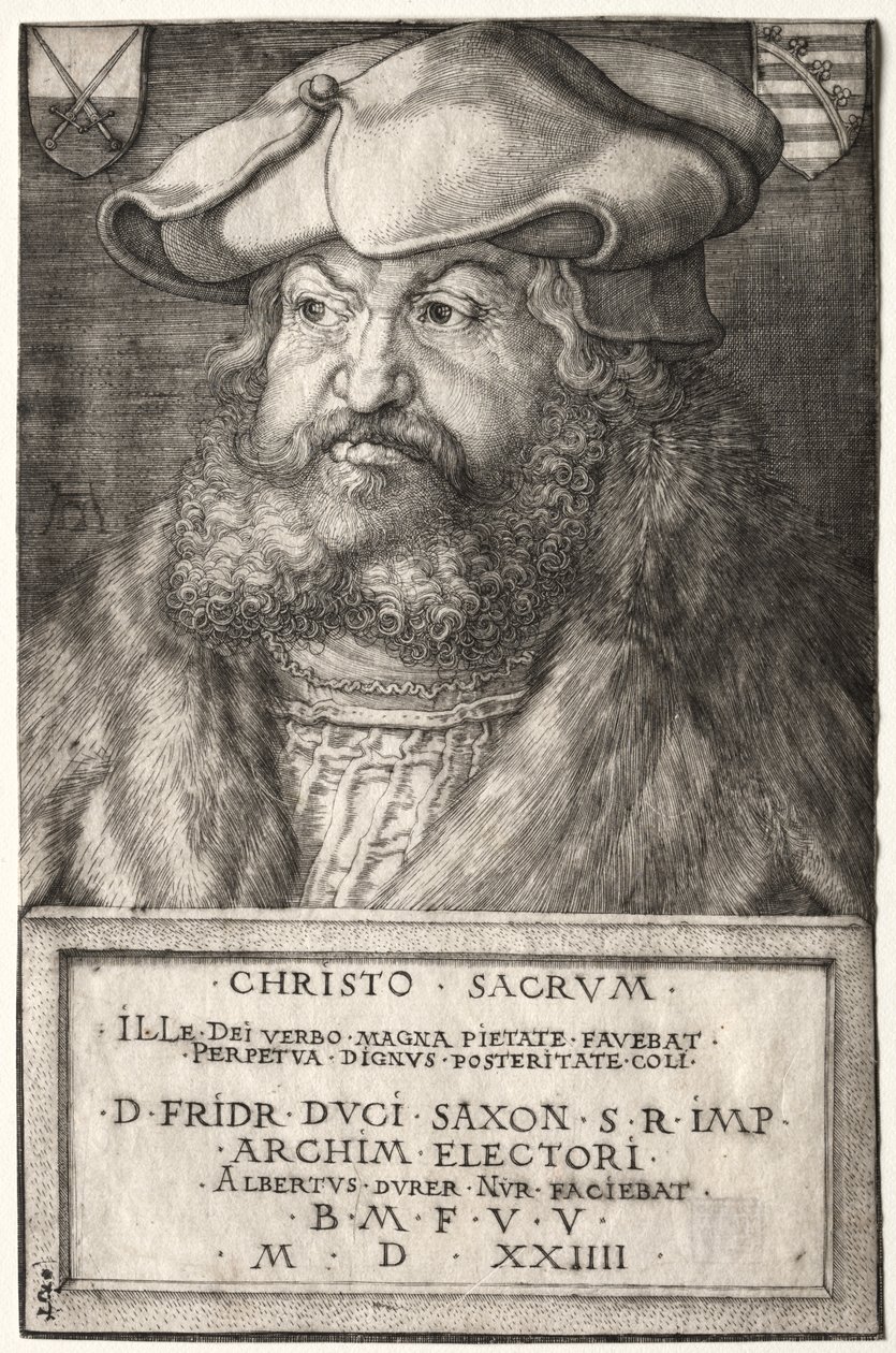 Frederik de Wijze, Keurvorst van Saksen door Albrecht Dürer