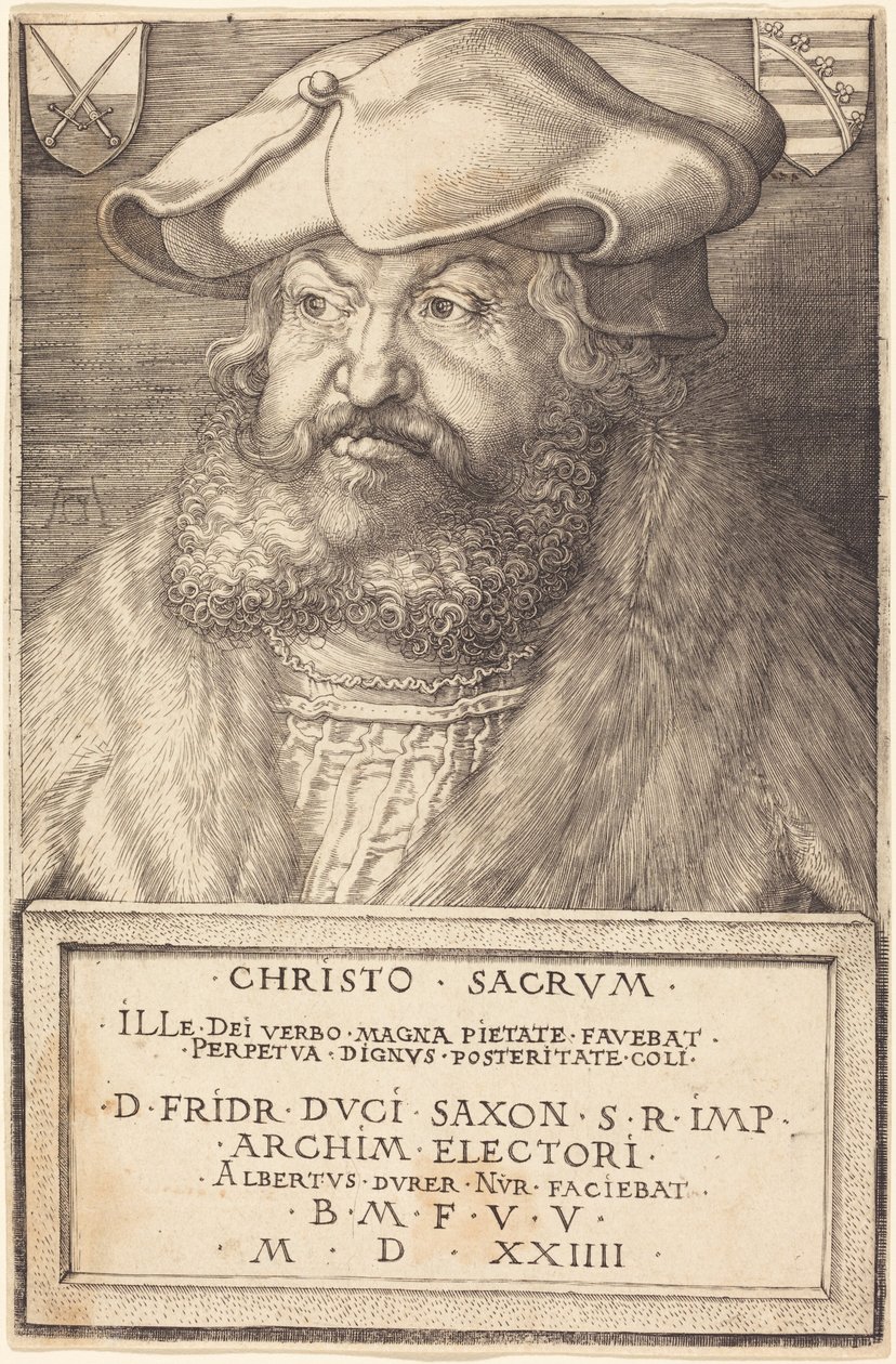 Frederik de Wijze, keurvorst van Saksen door Albrecht Dürer
