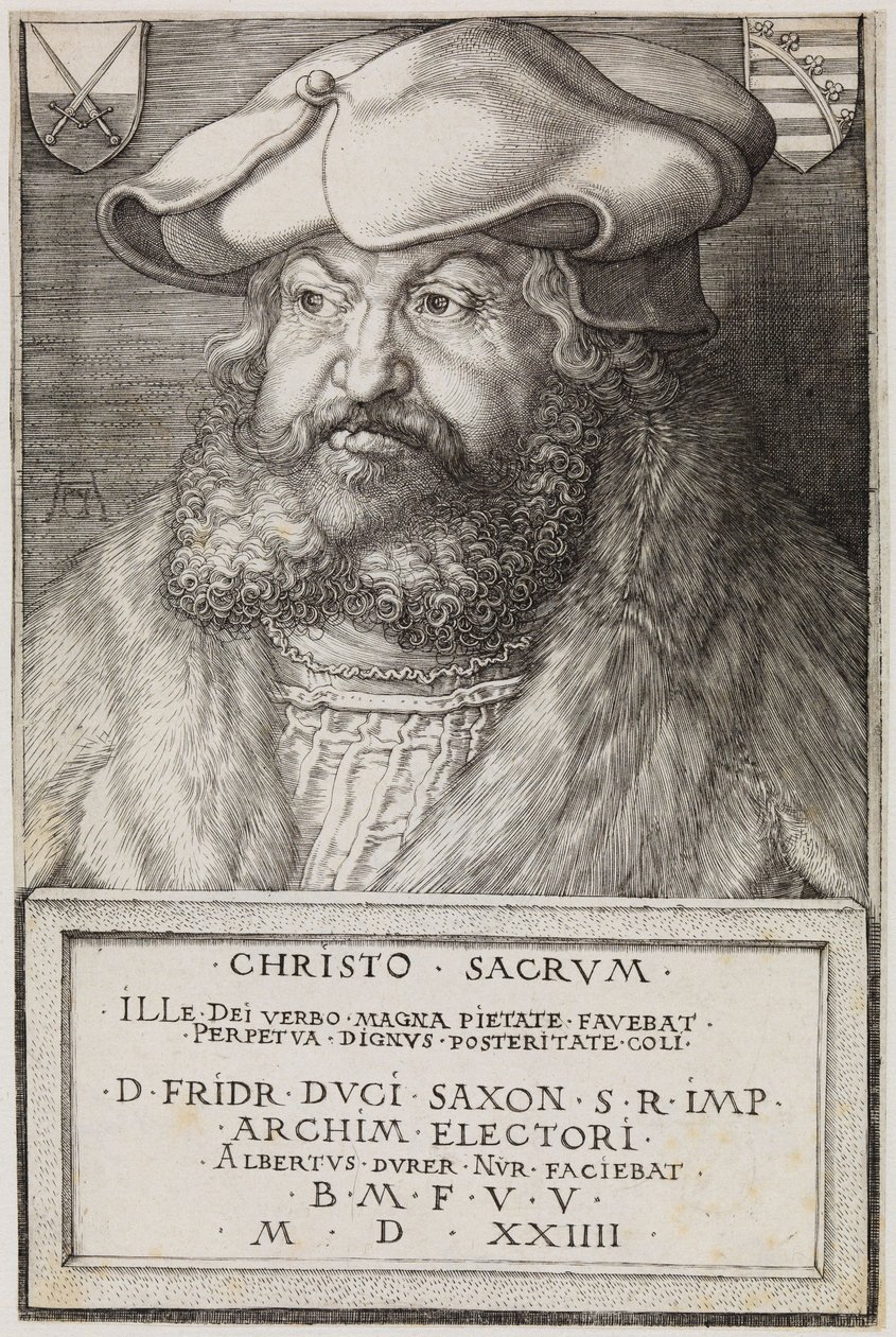 Frederik de Wijze, keurvorst van Saksen door Albrecht Dürer