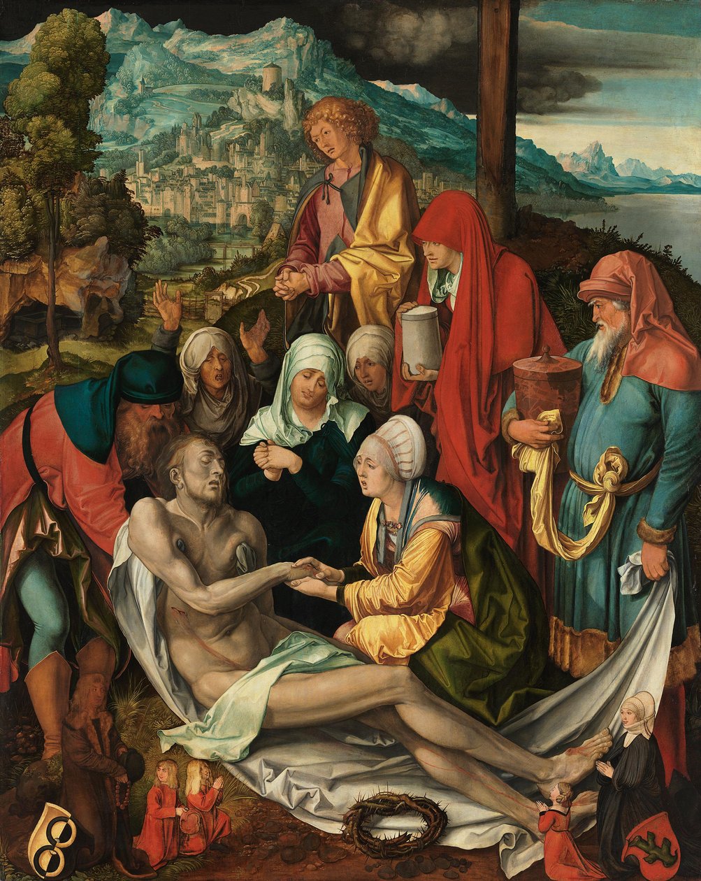 Duits: Beweinung Christi ("Glimsche Beweinung") Bewening van Christus door Albrecht Dürer