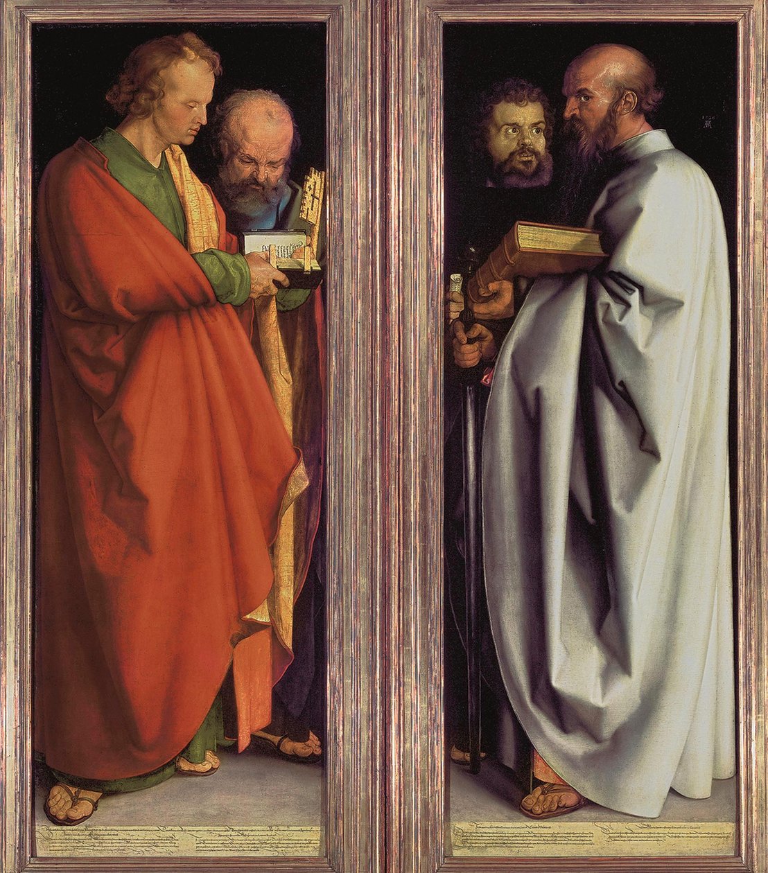 Duits: Vier Apostel De vier apostelen door Albrecht Dürer