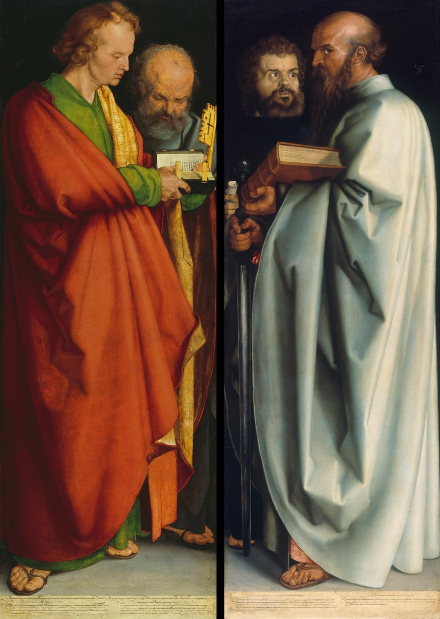 Duits: Vier Apostel De vier apostelen door Albrecht Dürer