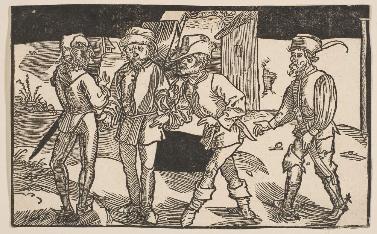 Heauton Timouroumenos, uit De Komedies van Terentius, 19e-eeuwse herdruk door Albrecht Dürer