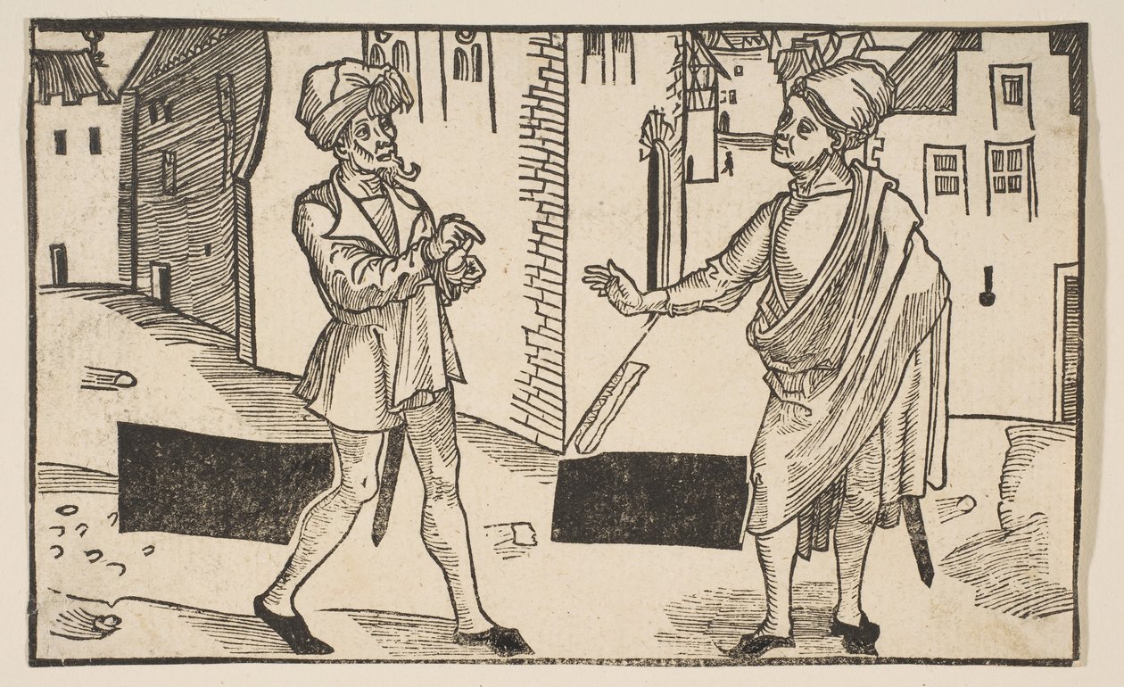 Hecyra, uit De Komedie van Terence, 19e eeuw herdruk door Albrecht Dürer