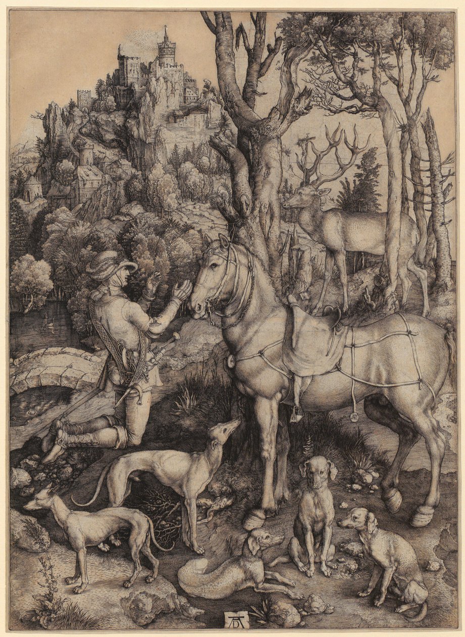 Sint-Eustachius door Albrecht Dürer