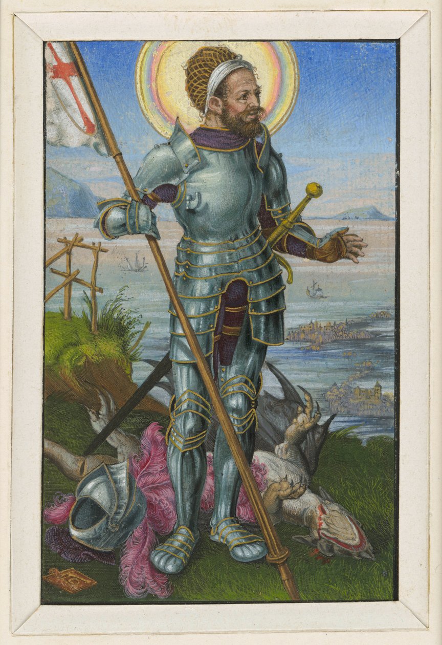 Sint-Joris te voet door Albrecht Dürer