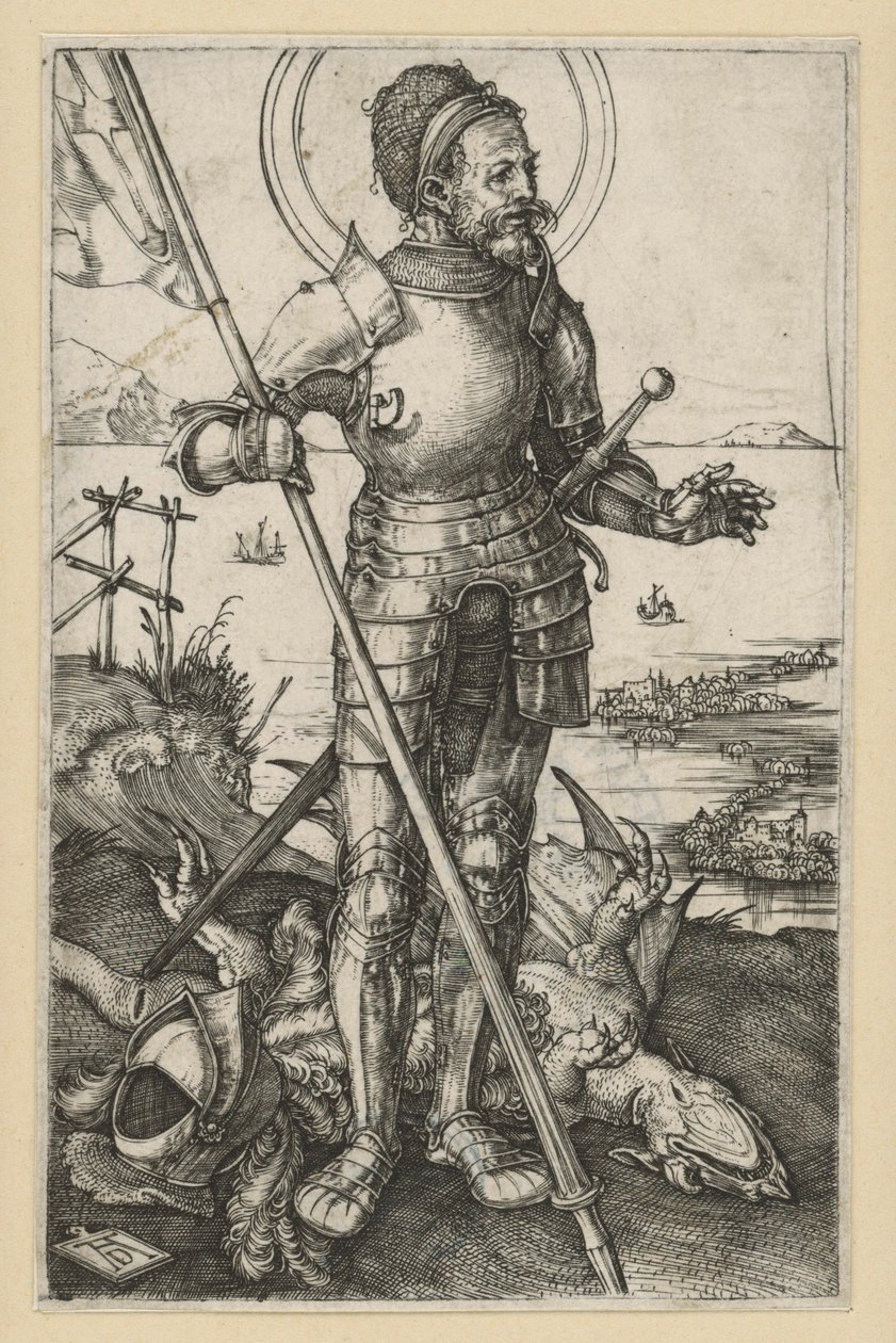 Sint-Joris te voet door Albrecht Dürer