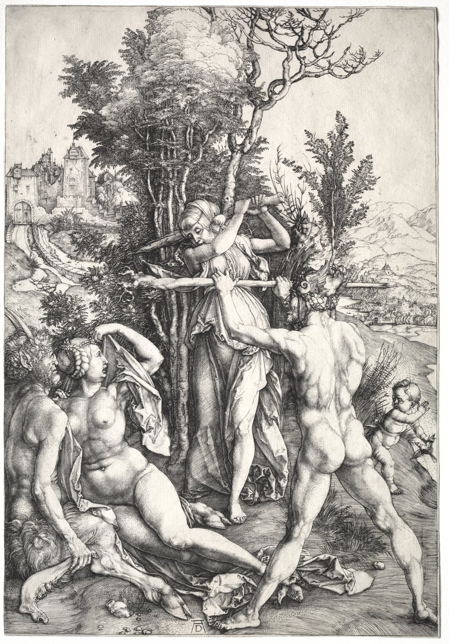 Hercules op het kruispunt door Albrecht Dürer