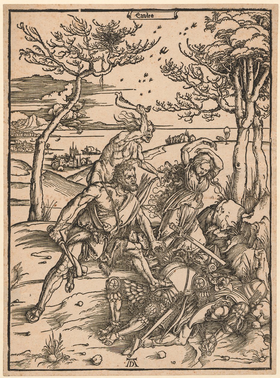 Hercules door Albrecht Dürer