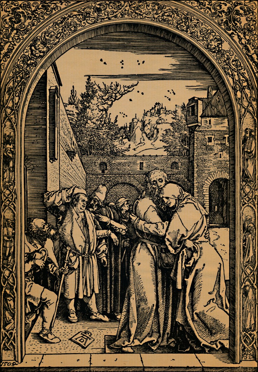 Joachim en Anna, 1504 door Albrecht Dürer