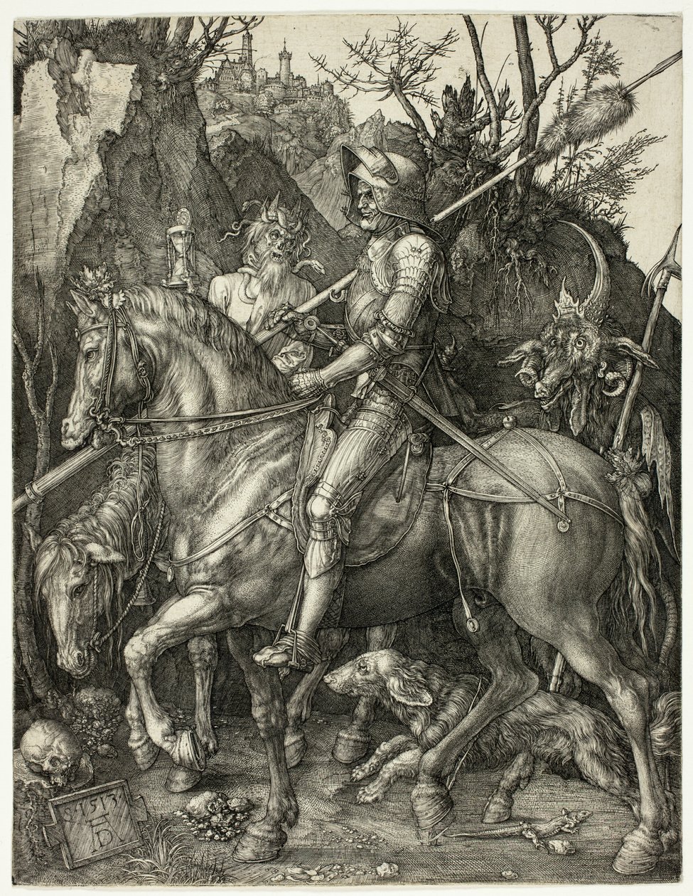 Ridder, dood en de duivel door Albrecht Dürer