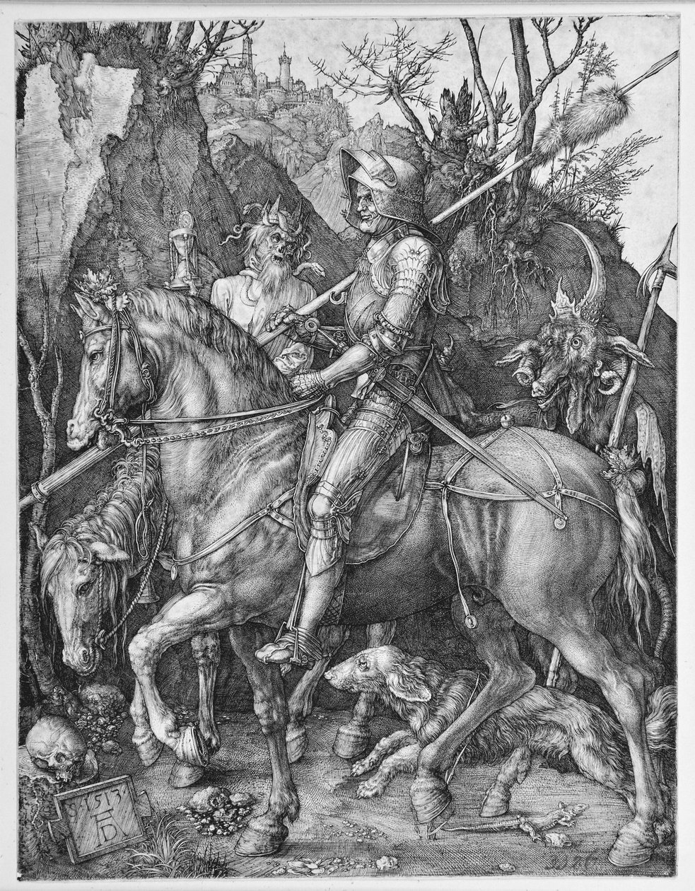 Ridder, dood en de duivel door Albrecht Dürer