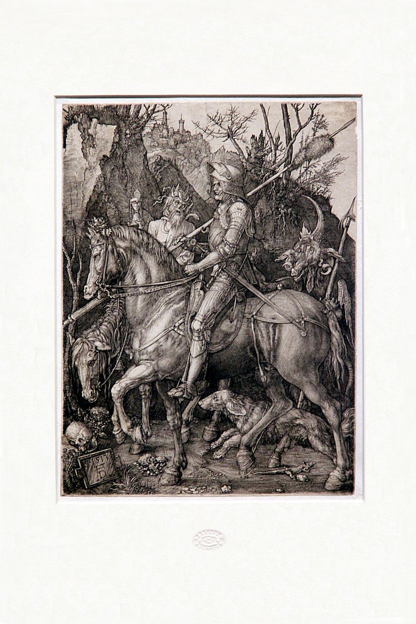 Ridder, dood en de duivel door Albrecht Dürer