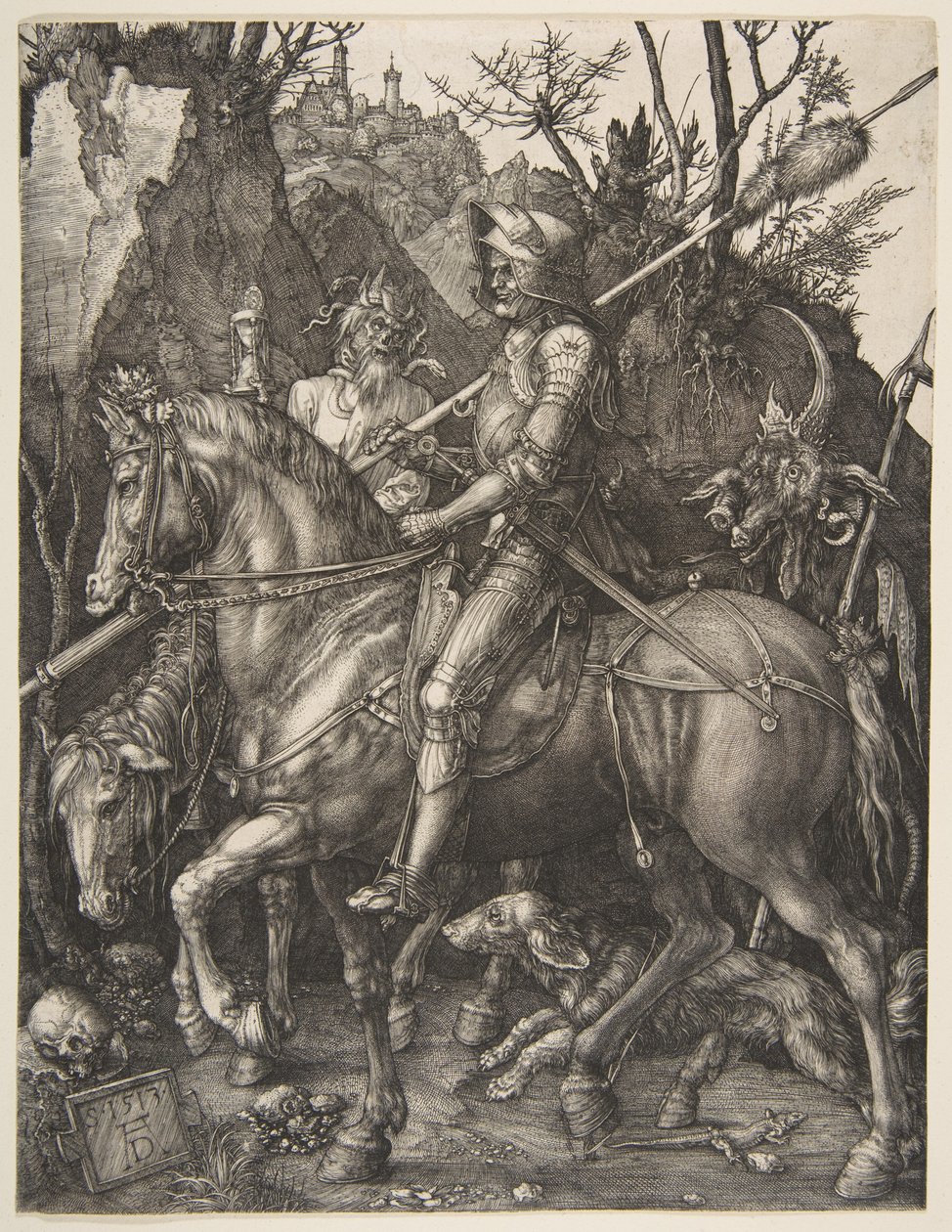 De ridder, de dood en de duivel door Albrecht Dürer