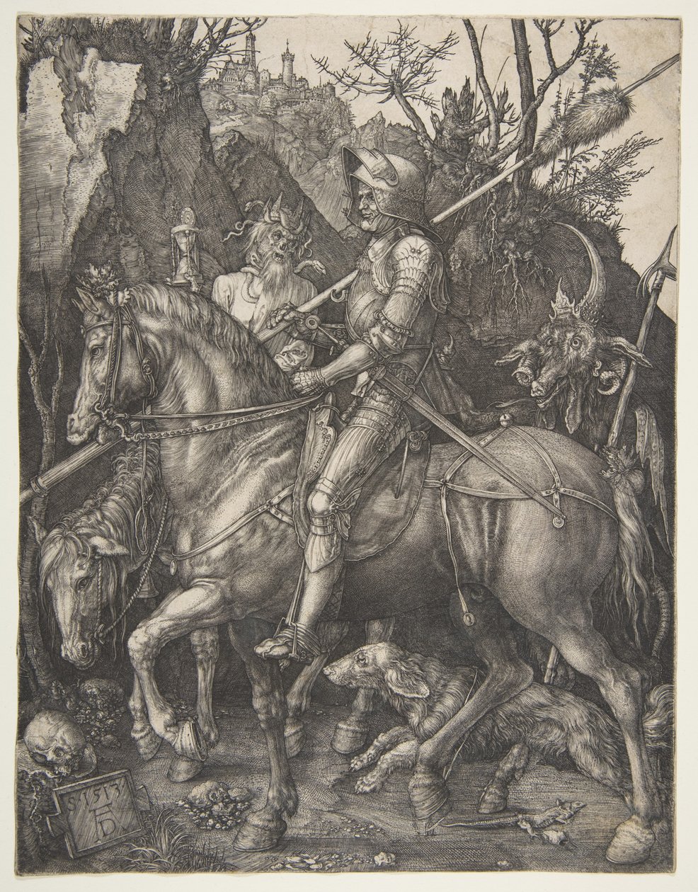 De ridder, de dood en de duivel door Albrecht Dürer