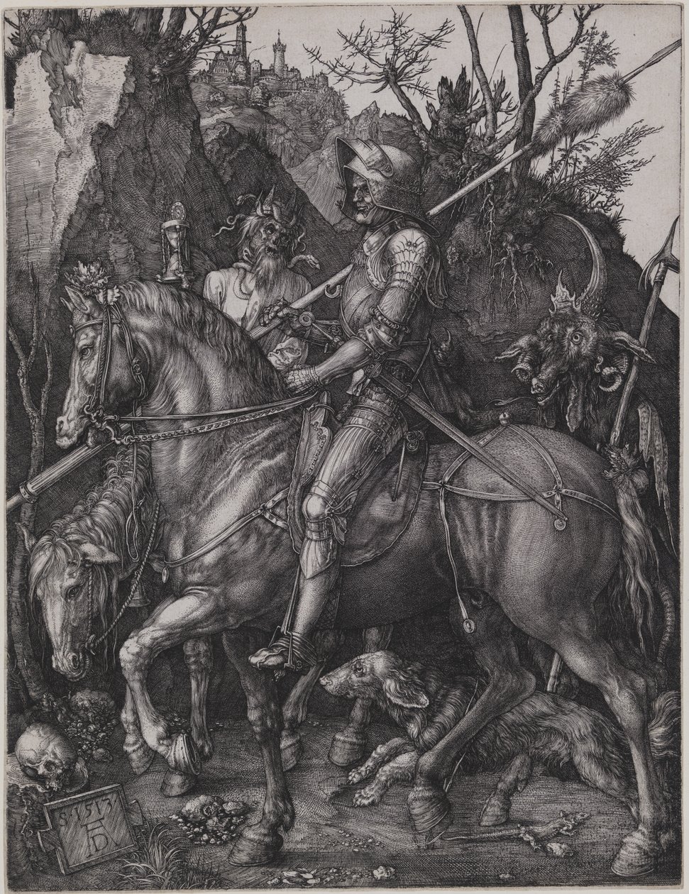 Ridder, dood en duivel door Albrecht Dürer
