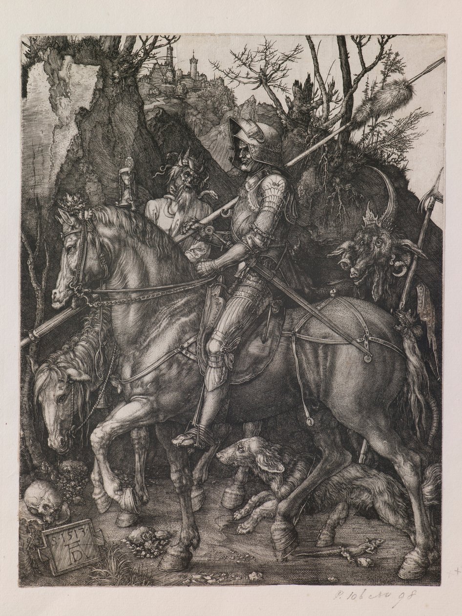 Ridder, dood en duivel door Albrecht Dürer