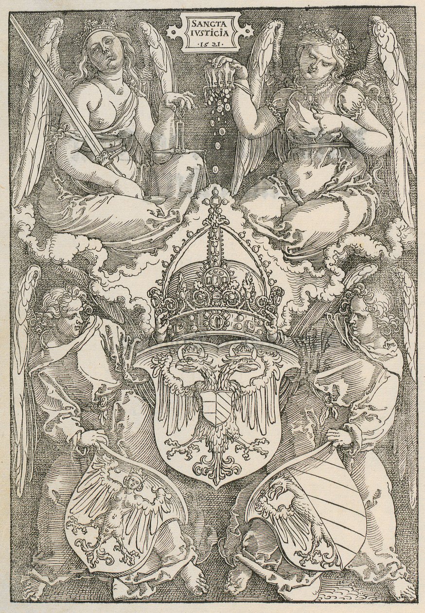 Knoop met hartvormig schildje door Albrecht Dürer
