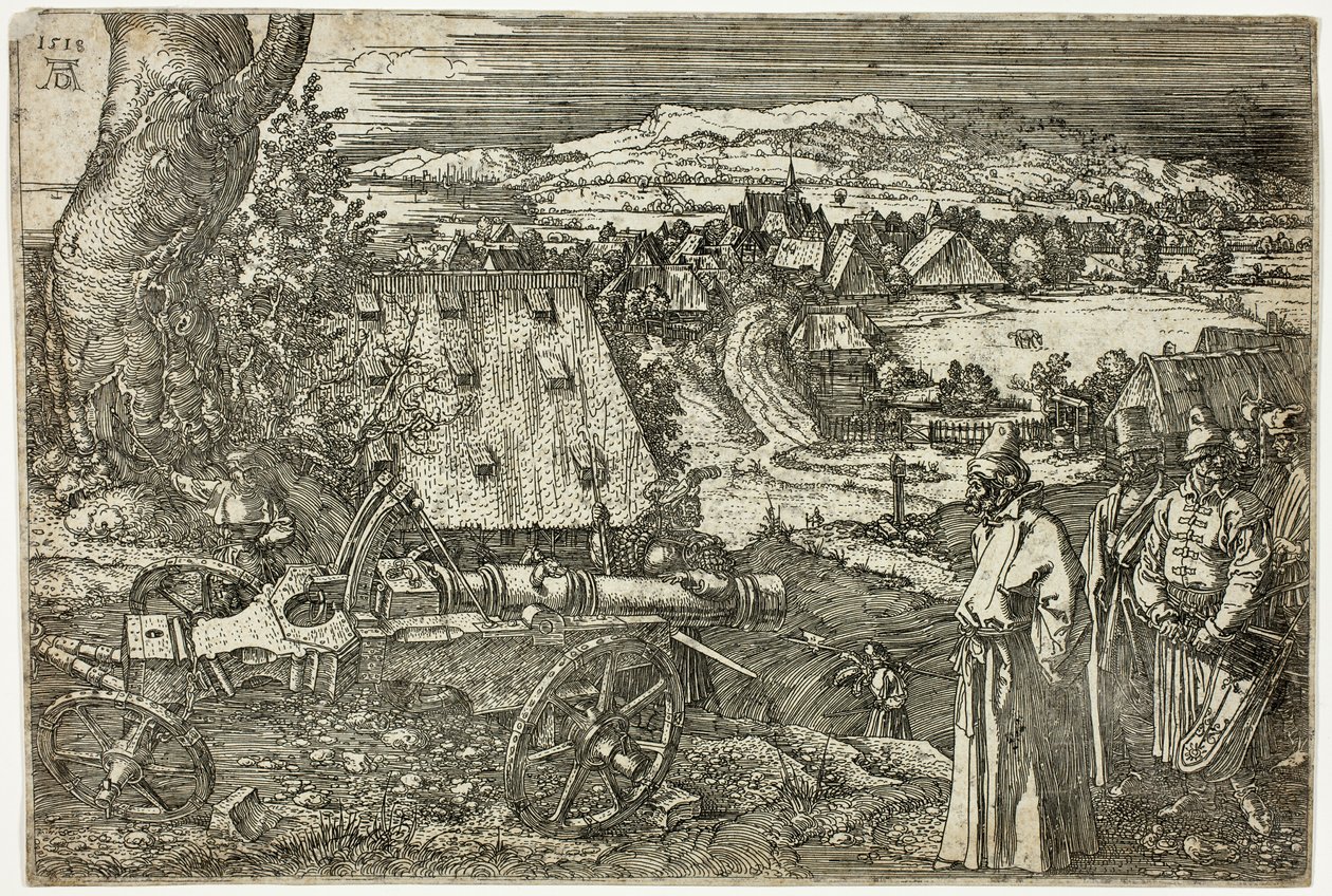 Landschap met Kanon door Albrecht Dürer