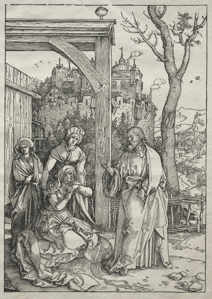 Het leven van de Maagd: Christus neemt afscheid van zijn moeder door Albrecht Dürer