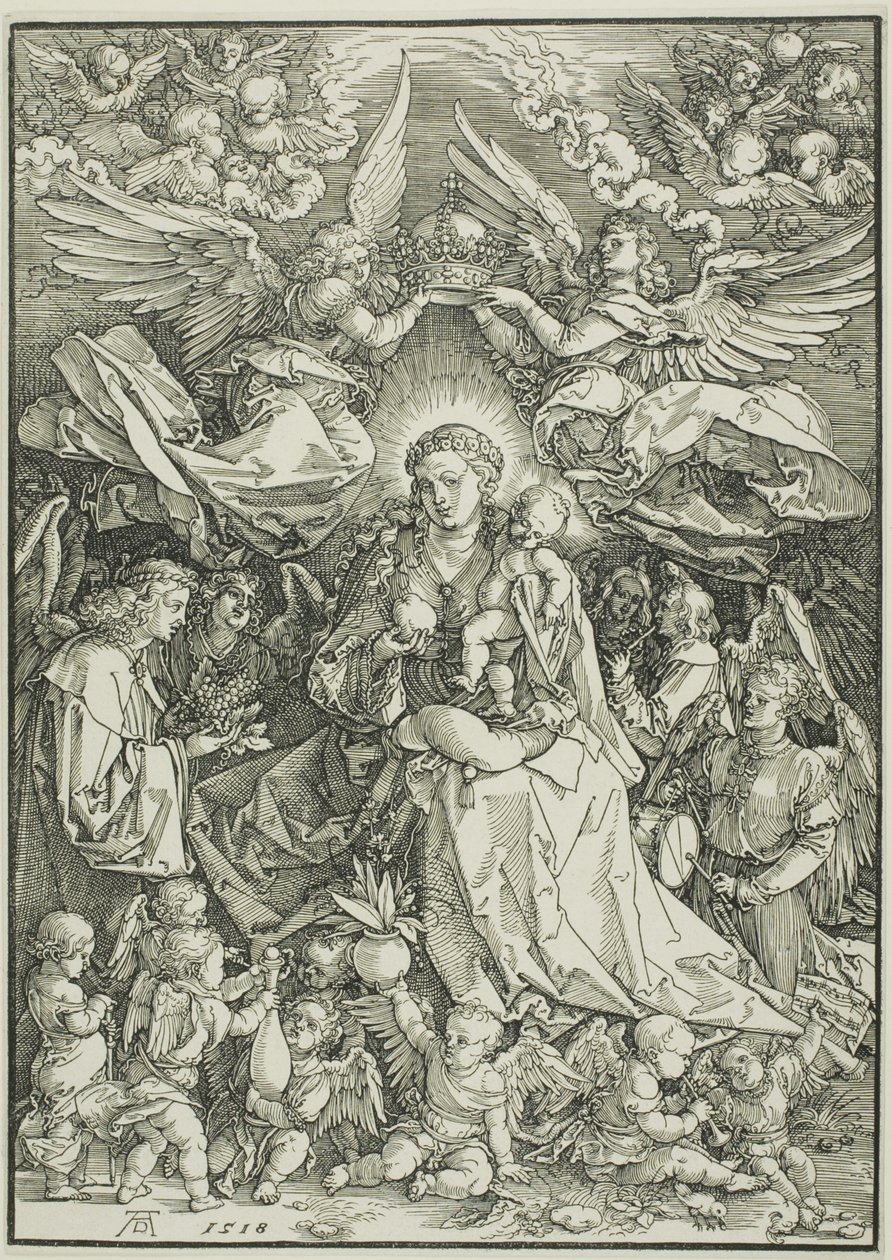 Madonna Koningin van de Engelen door Albrecht Dürer