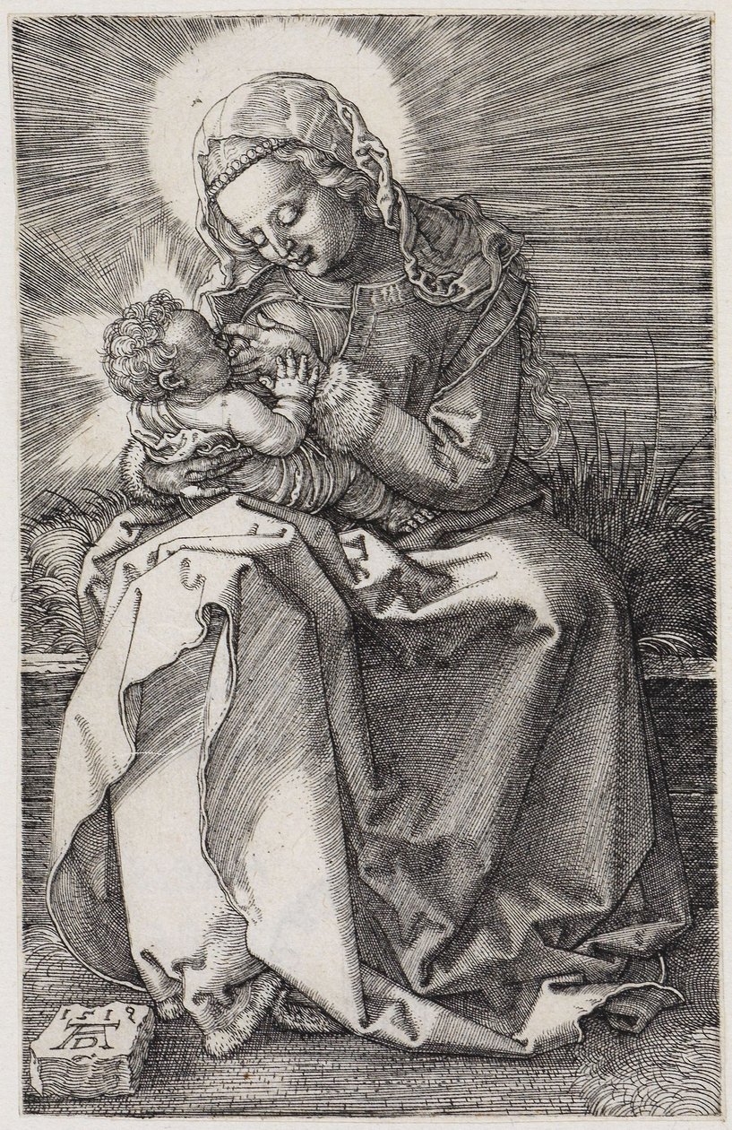 Voedende Madonna door Albrecht Dürer