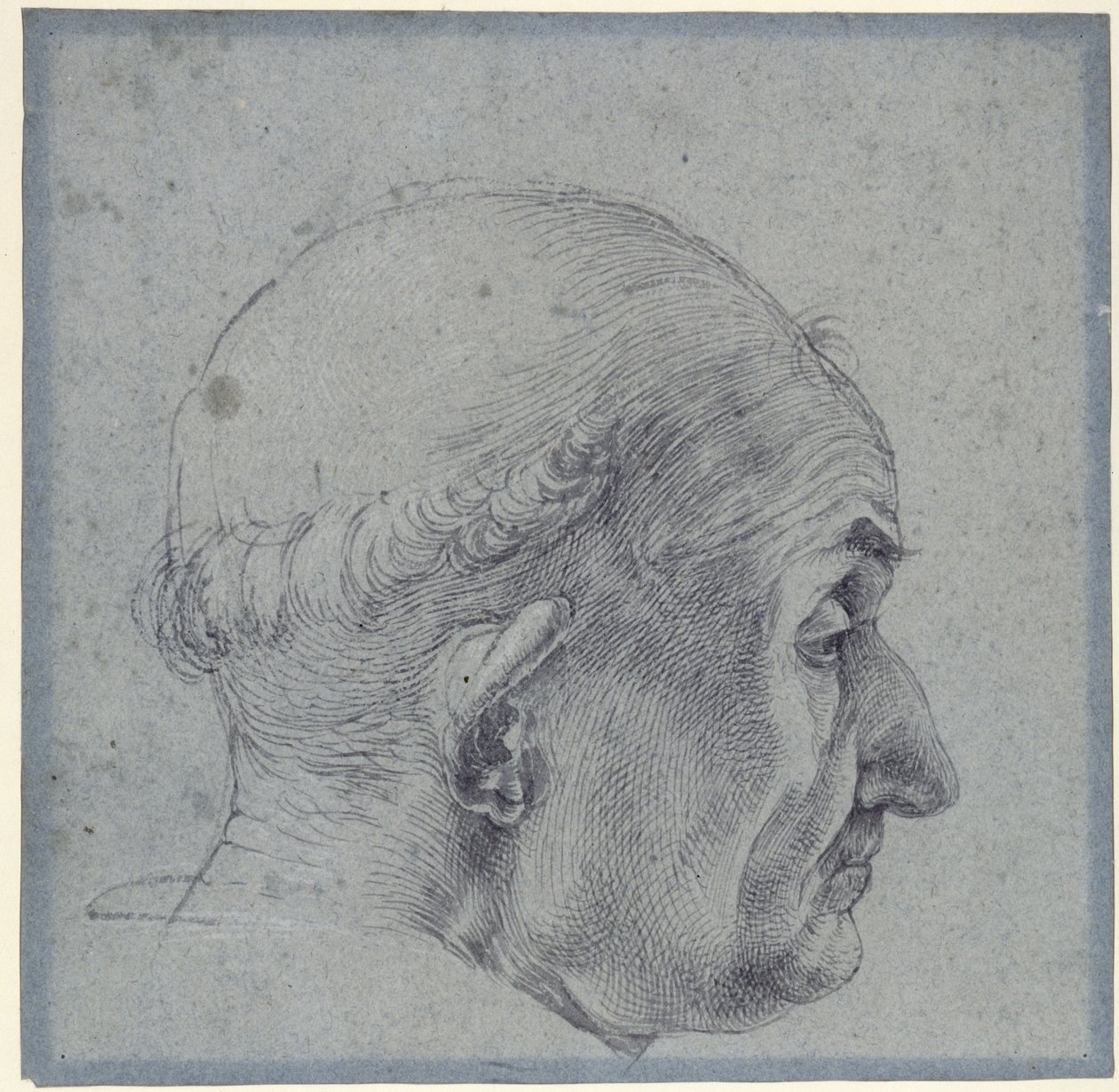 Mannelijke kop in profiel door Albrecht Dürer
