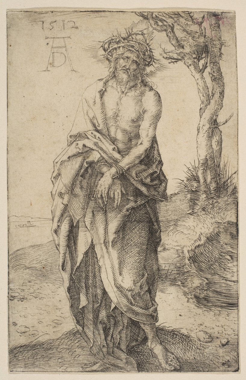 Man van smarten met gebonden handen, 1512 door Albrecht Dürer