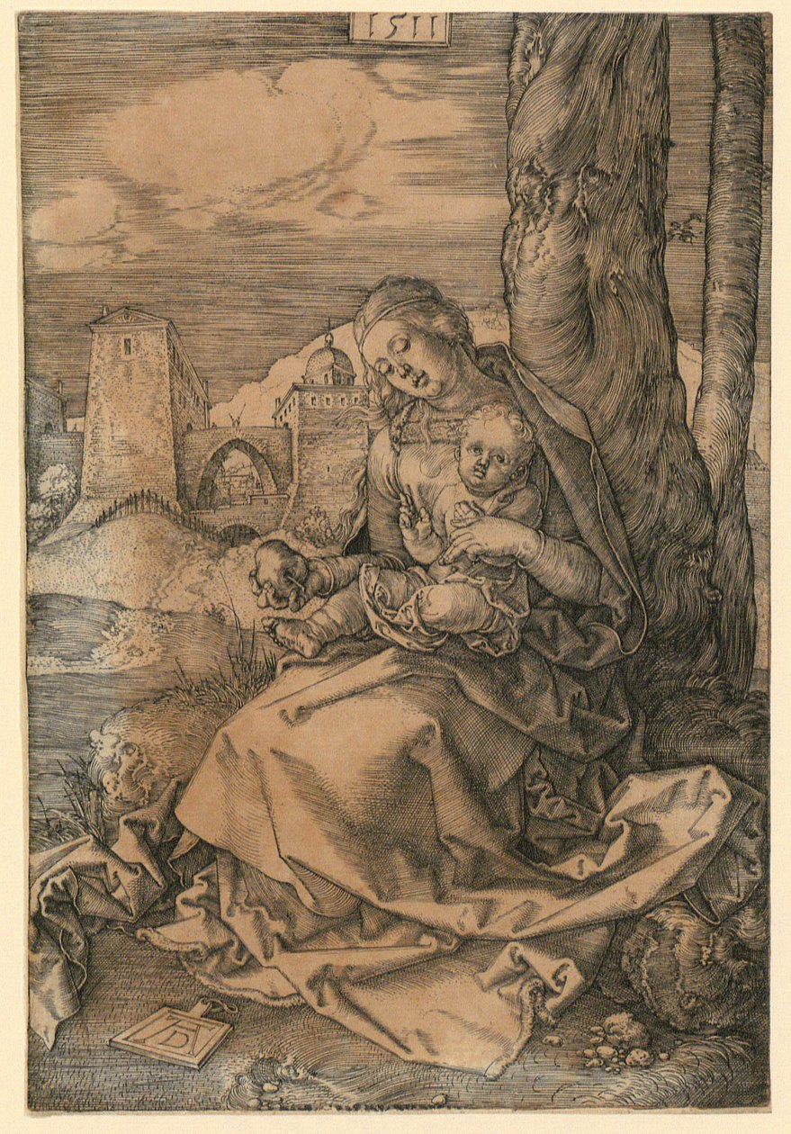 Maria met de peer door Albrecht Dürer