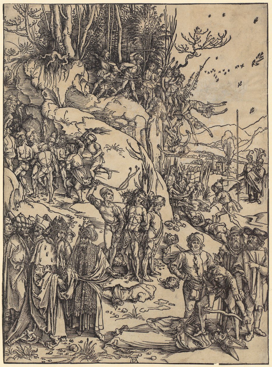 De martelaar van de tienduizend door Albrecht Dürer