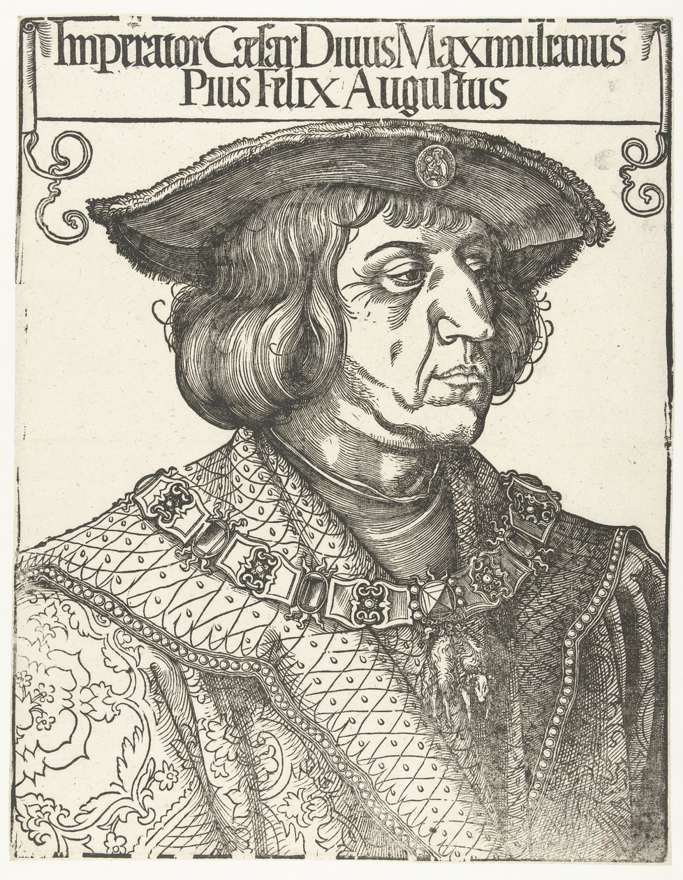 Maximiliaan I door Albrecht Dürer