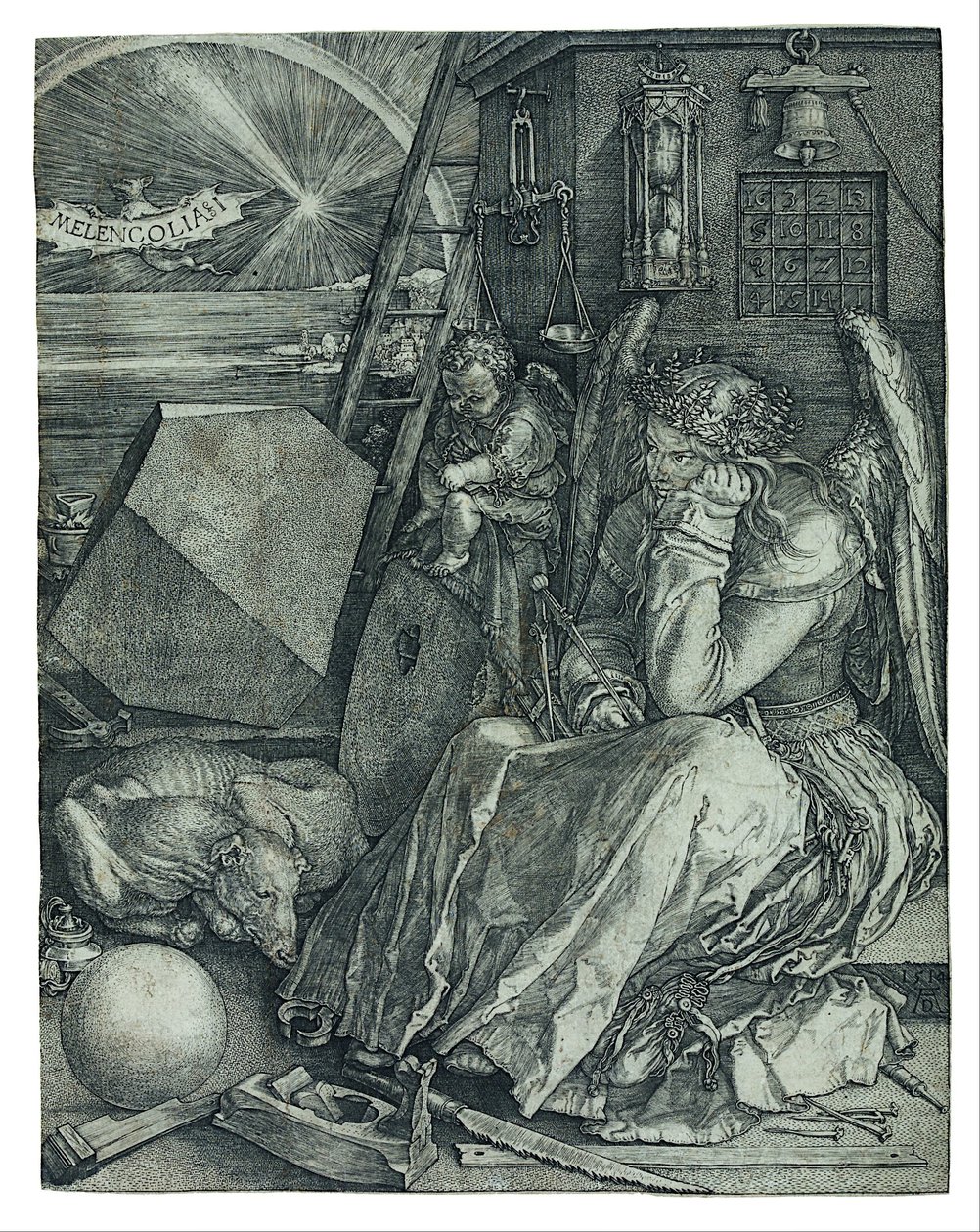 Melencolia I door Albrecht Dürer