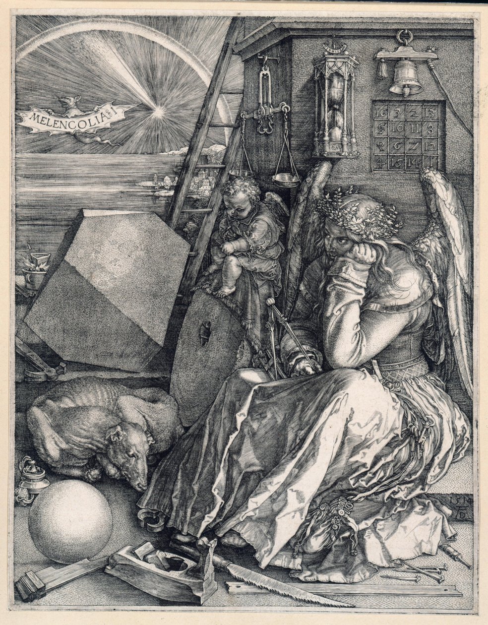 Melencolia I door Albrecht Dürer