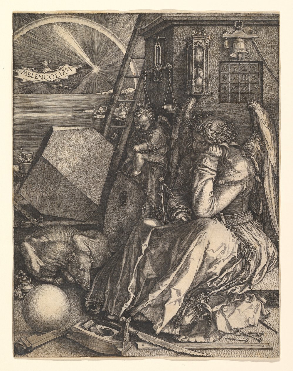 Melencolia I door Albrecht Dürer