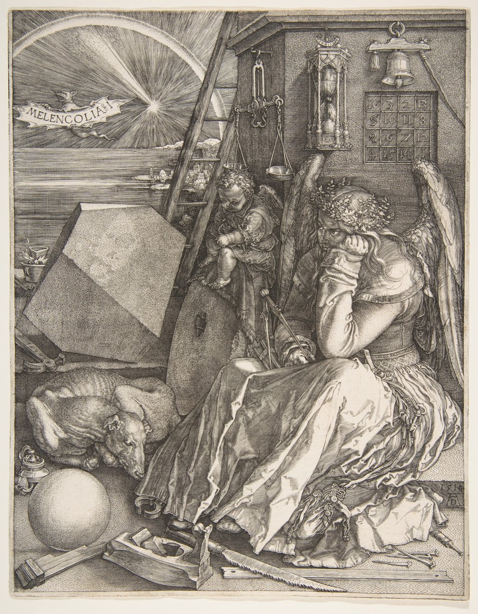 Melencolia I door Albrecht Dürer