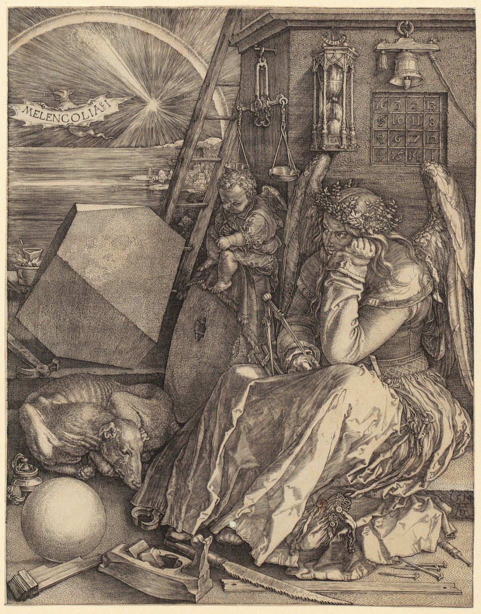 Melencolia I door Albrecht Dürer
