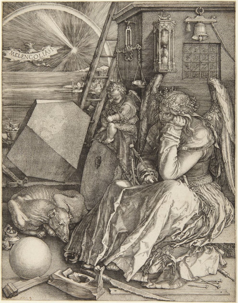 Melencolia I door Albrecht Dürer